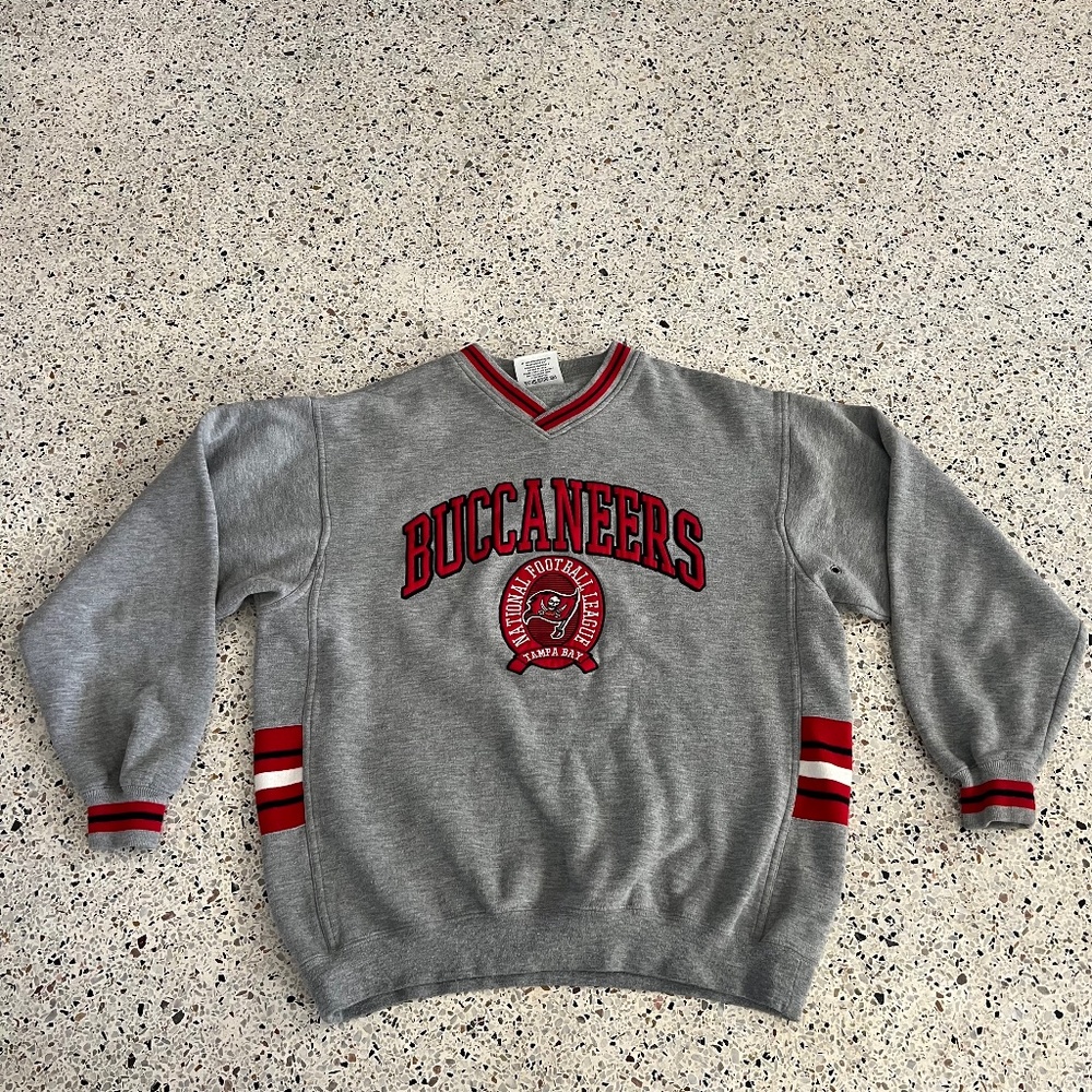 Vintage NFL Tampa Bay Buccaneers Lee Sport Pullover Sweatshirt Size Medium
